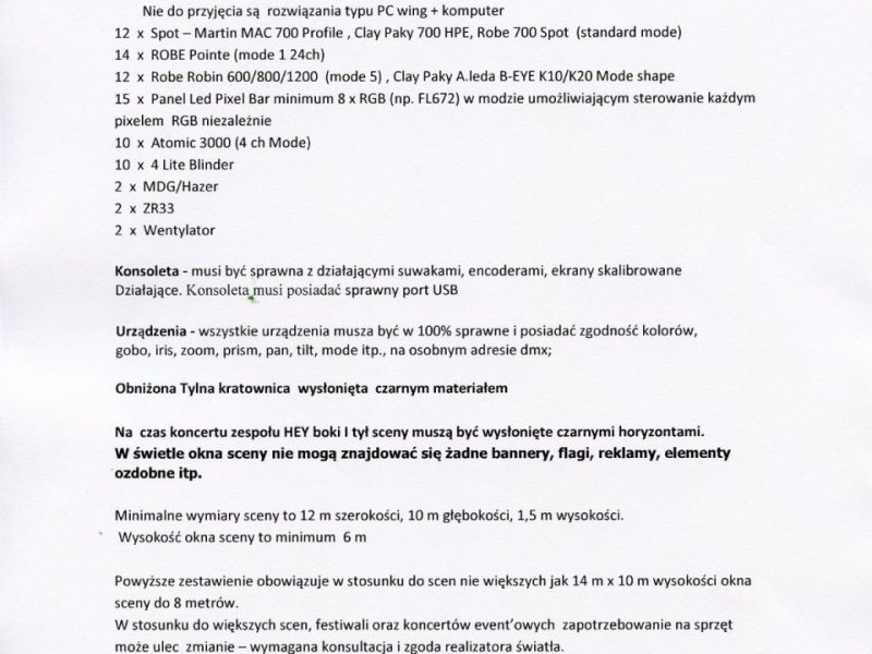 ZAPYTANIE OFERTOWE na usługi z zakresu działalności kulturalnej