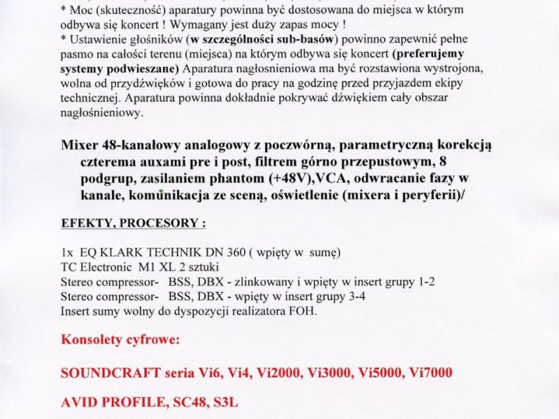 ZAPYTANIE OFERTOWE na usługi z zakresu działalności kulturalnej