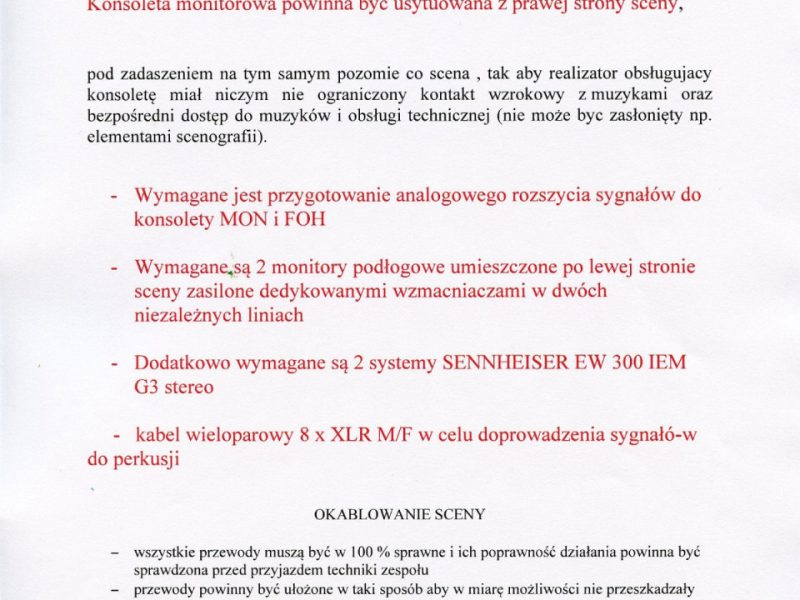 ZAPYTANIE OFERTOWE na usługi z zakresu działalności kulturalnej