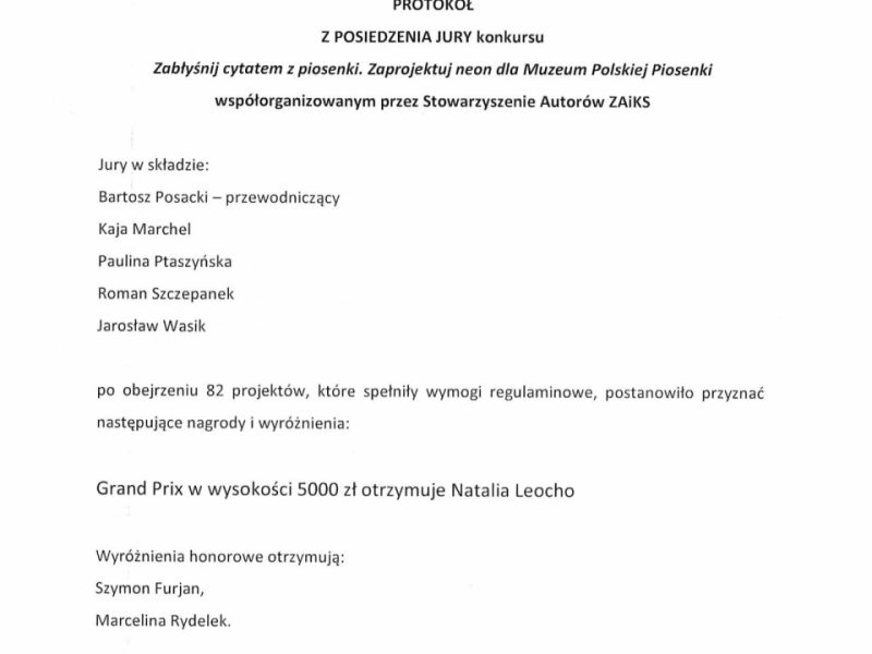 ZABŁYŚNIJ CYTATEM Z PIOSENKI - WERDYKT JURY