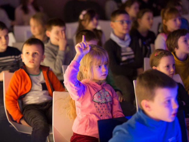 Katarzyna Cerekwicka gościem Małej Akademii Piosenki, 26.02.2018. Fot. S. Mielnik