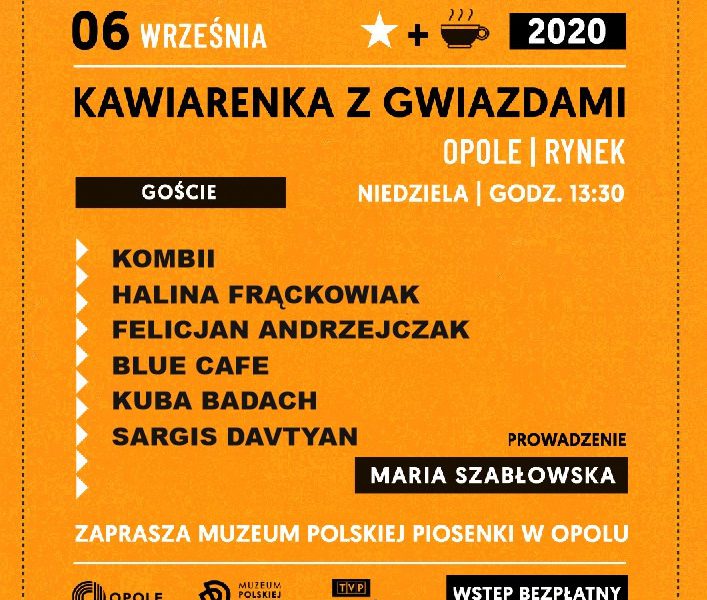 Kawiarenka z gwiazdami na opolskim Rynku i na antenie TVP Rozrywka