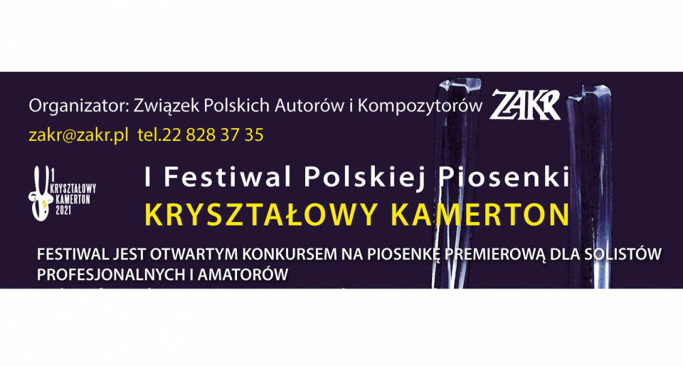 I Festiwal Polskiej Piosenki „KRYSZTAŁOWY KAMERTON” 2021