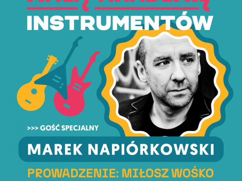 Marek Napiórkowski w małej Akademii Instrumentów