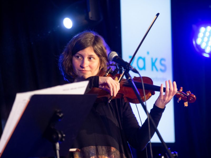 Maria Ołdak w Małej Akademii Instrumentów, fot. S. Mielnik