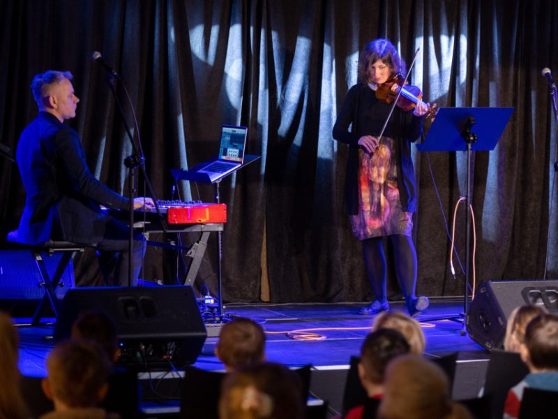 Maria Ołdak w Małej Akademii Instrumentów, fot. S. Mielnik