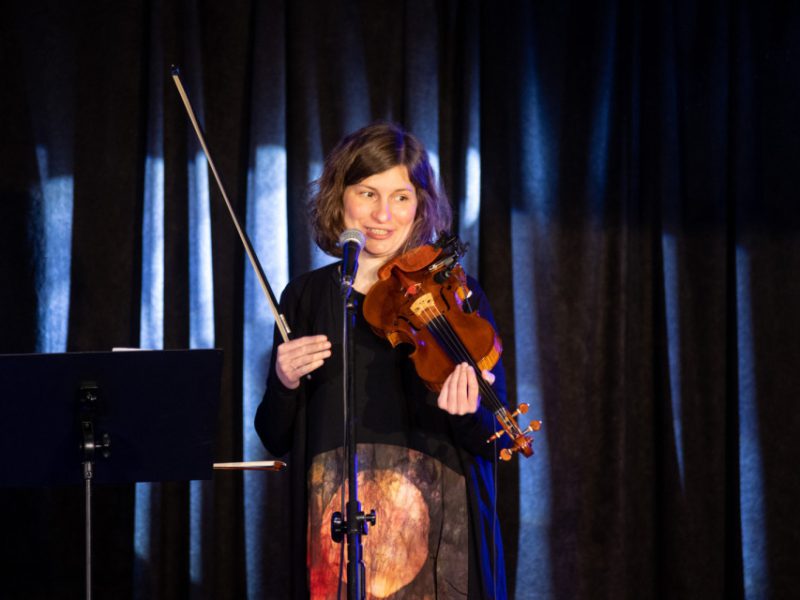 Maria Ołdak w Małej Akademii Instrumentów, fot. S. Mielnik