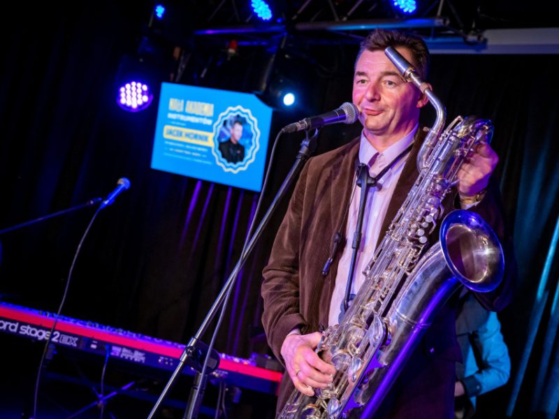 Jacek Hornik w Małej Akademii Instrumentów, fot. M. Grocholski