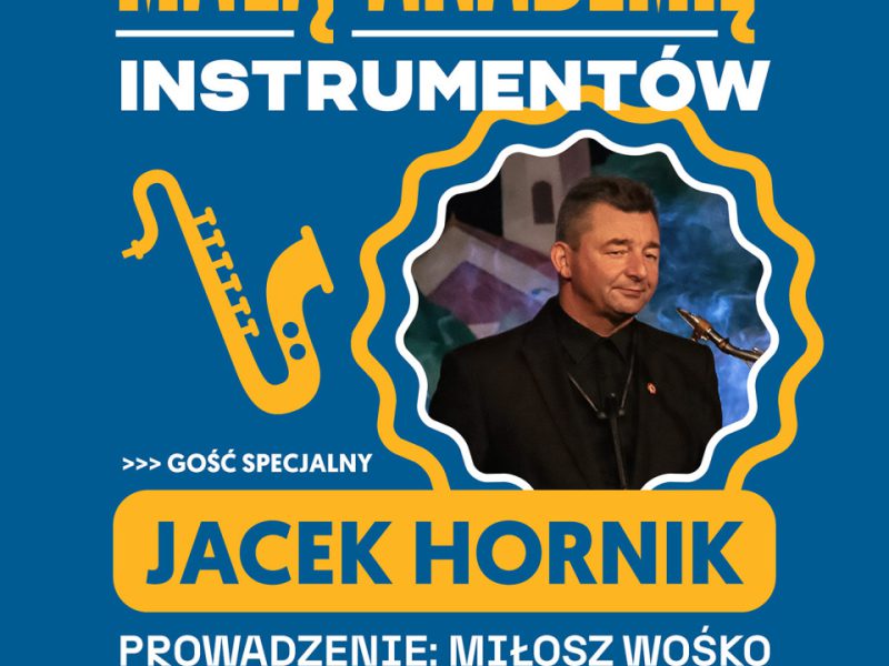 Jacek Hornik w Małej Akademii Instrumentów