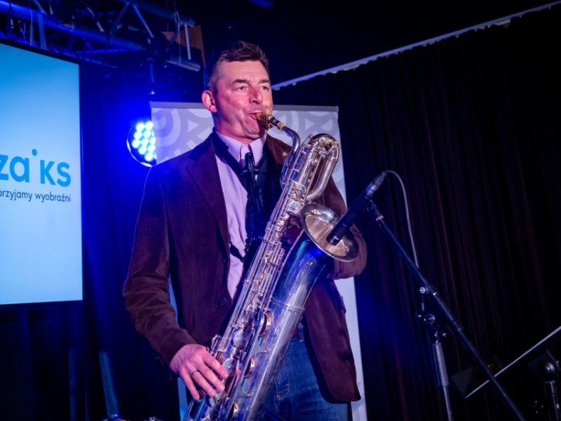 Jacek Hornik w Małej Akademii Instrumentów, fot. M. Grocholski