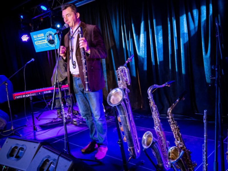 Jacek Hornik w Małej Akademii Instrumentów, fot. M. Grocholski