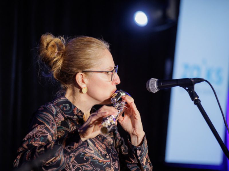 Zdjęcie z zajęć Małej Akademii Instrumentów z udziałem Małgorzaty Hlawsy