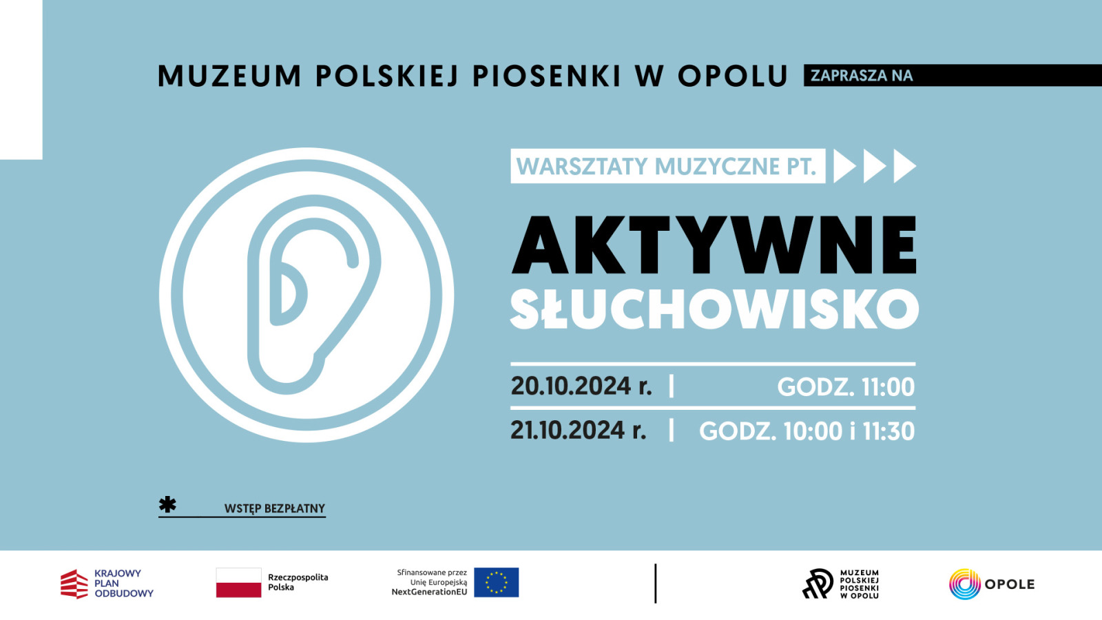 „Mój pokój” i „Aktywne słuchowisko” - zapraszamy na kreatywne warsztaty