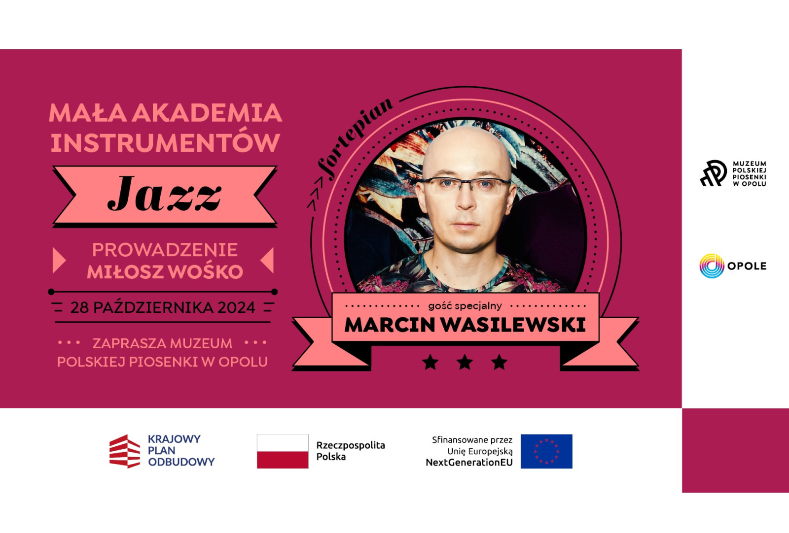 Marcin Wasilewski w Małej Akademii Instrumentów - Jazz