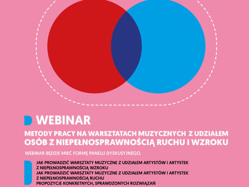 Webinar. Masz świat u stóp. Łączące warsztaty muzyczne