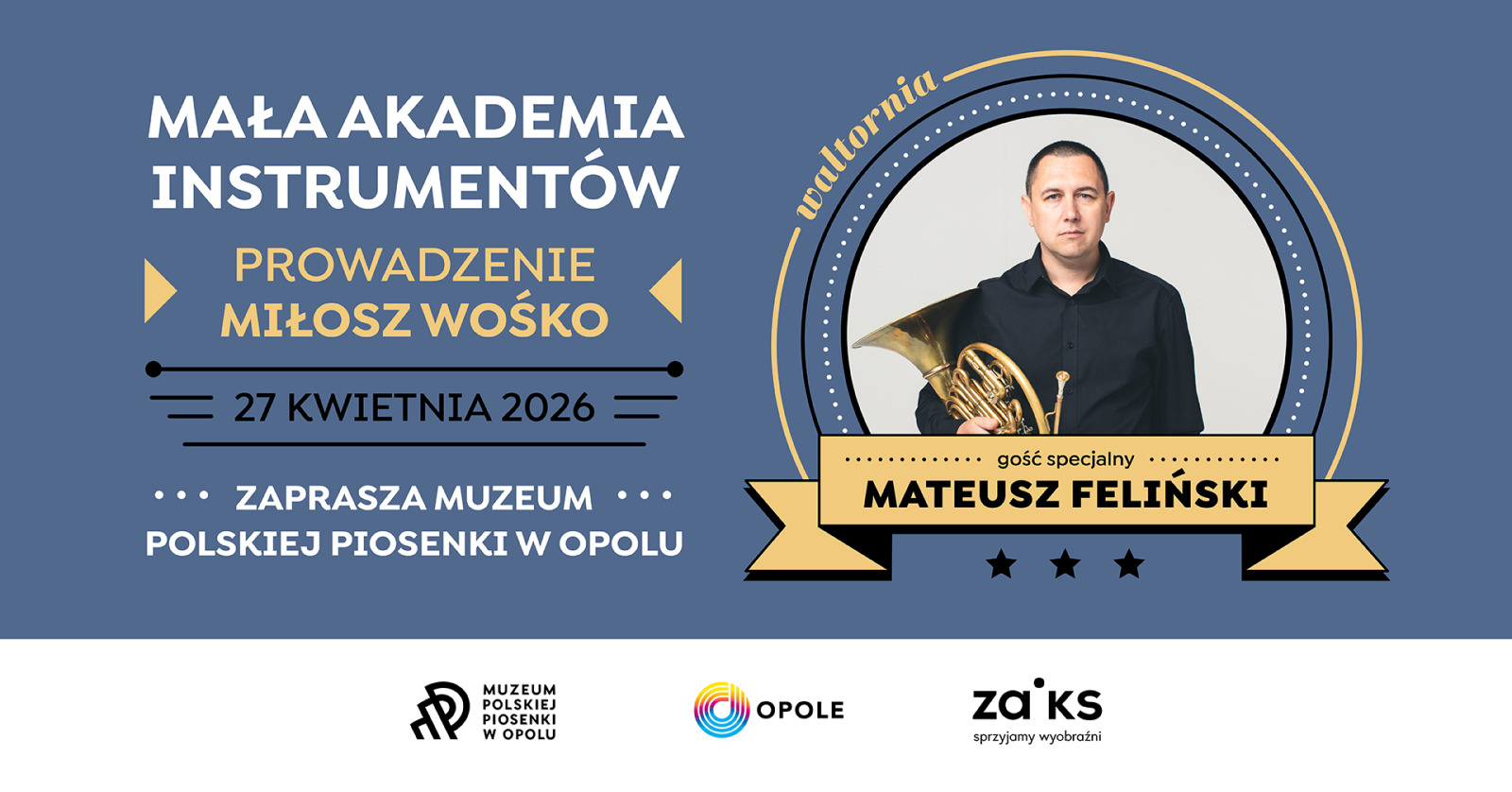 Zapraszamy na kwietniową Małą Akademię Instrumentów