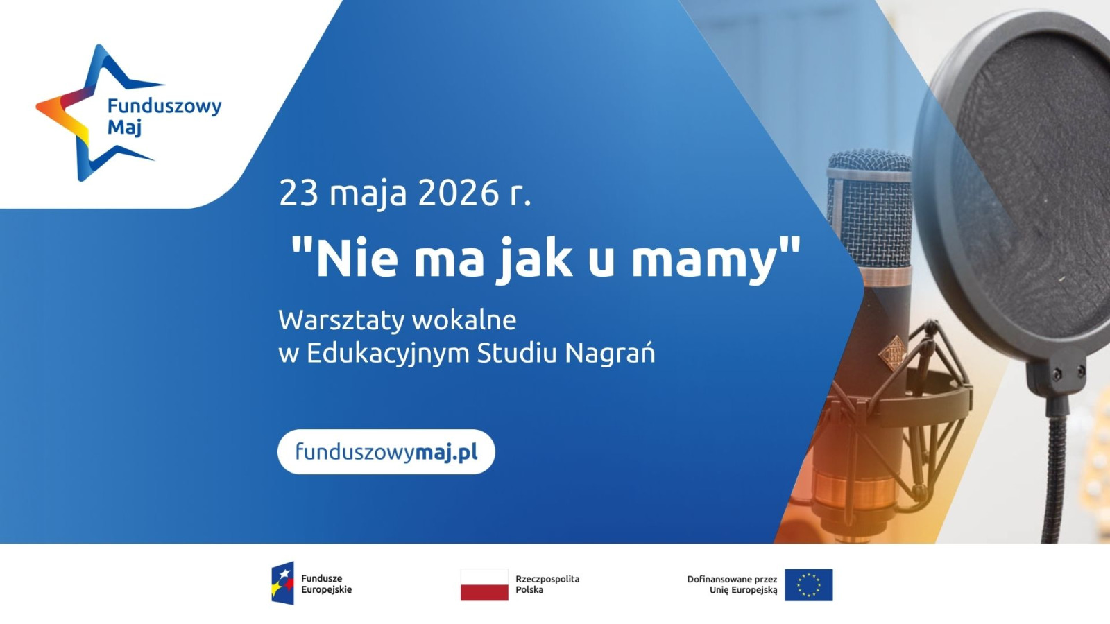 Warsztaty wokalne "Nie ma jak u mamy" w Edukacyjnym Studiu Nagrań