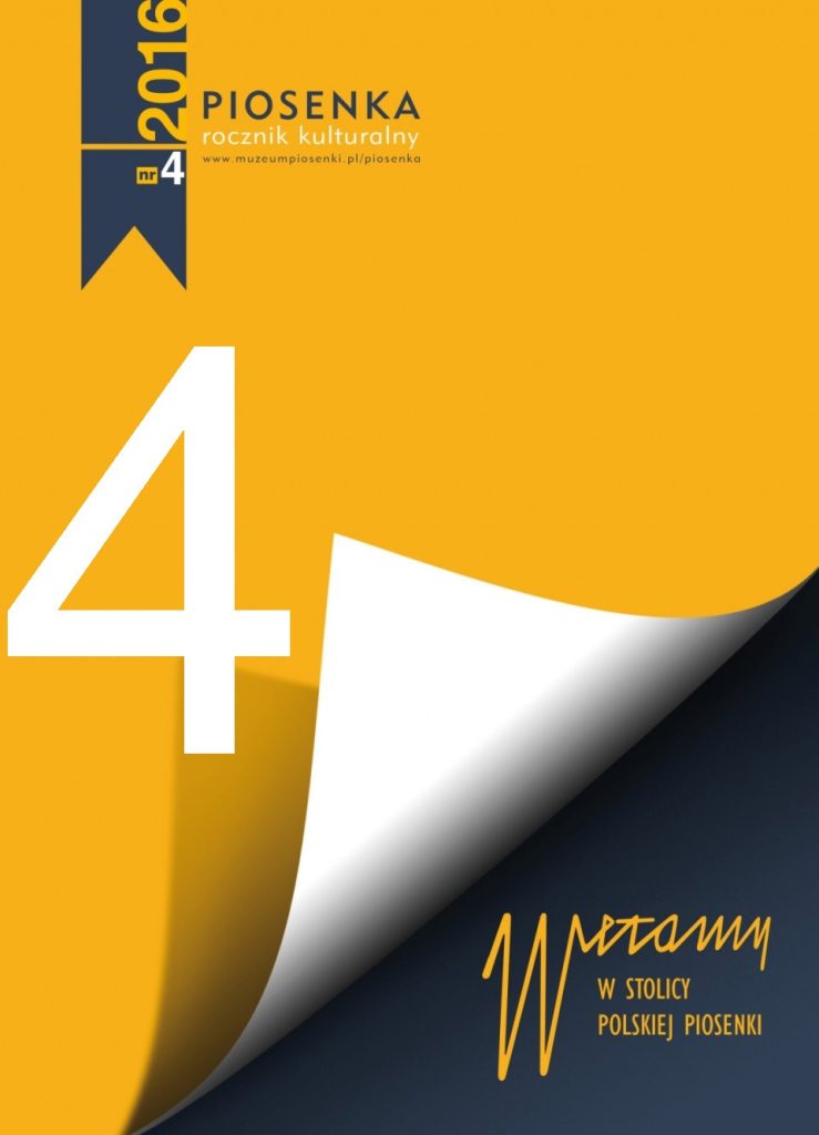 Piosenka Rocznik 2016 Nr 4