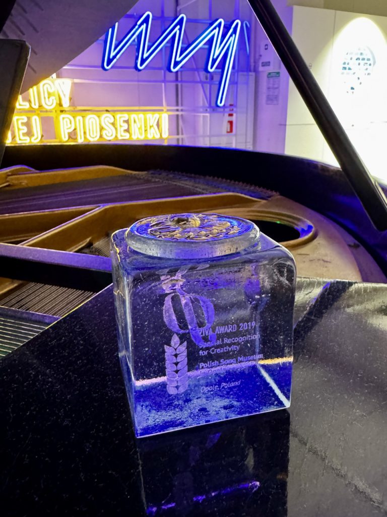 ŽIVA AWARD 2019, Special Recognition for Creativity Polish Song Museum in Opole